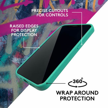 Sale - Biodegradable iPhone 13 Mini Case - Mint - Loam & Lore